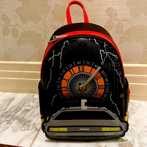 Loungefly Universal Studios exclusive Back to the Future backpack purse - Picture 1 of 4